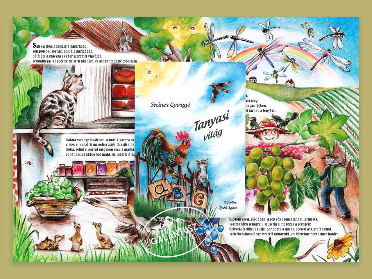 Children's Book Illustration - Steiner Györgyi: Farm World